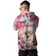 thumbnail image 5 of Hello Valentine’s Day Golden Retriever Flower Crown Romantic Pink Floral All Over Print 3D Hoodie Unisex Merch Hoodies Goldens Dog Lover Gifts Idea - 00031, 5 of 6