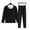 Black, variant on Plus Size Seamless Thermal Underwear for Women Long Sleeve Base Layer Top & Buttom Long Johns Thermal Suit L-4XL