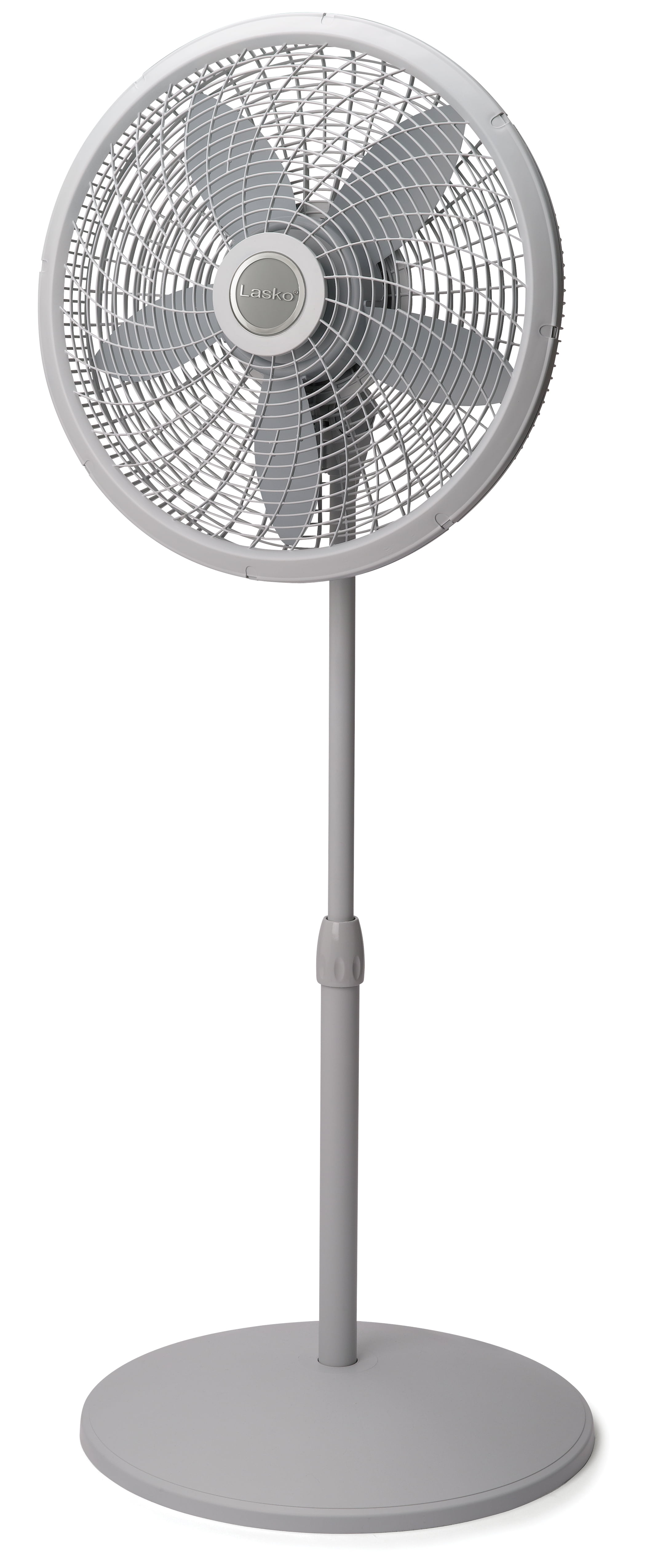 Lasko 18" Adjustable Cyclone Pedestal Fan with 3 Speeds, S18900, White