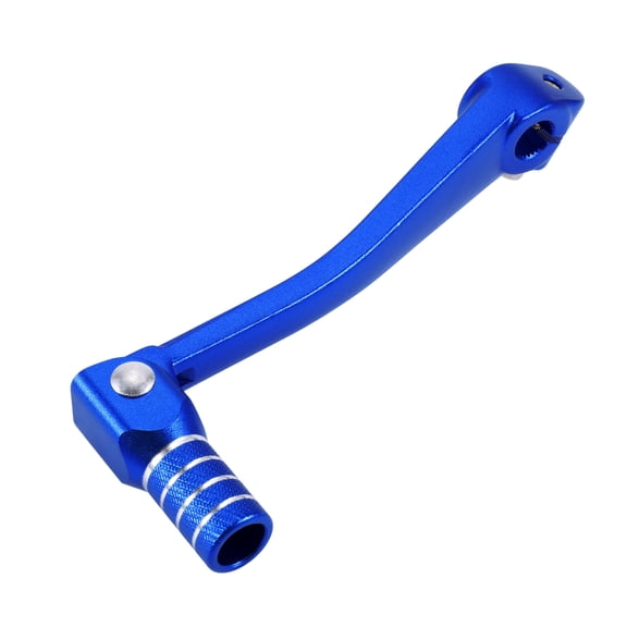 Unique Bargains Folding Motorcycle Gear Shifter Lever for Bosuer 125 Aluminum Alloy Pedal Shift Lever Arm Blue Lever Blue Head
