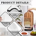 thumbnail image 4 of HELLHERO Rice Grain Display Machine Washable Mixer Cover for Kitchen Home There is only one dust cover, 4 of 6