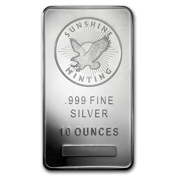 10 oz Silver Bar - Sunshine (Mint Mark SI)