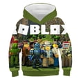 thumbnail image 3 of ROBLOX-suéter holgado con capucha para adultos y niños, suéter bidimensional con estampado Digital 3D periférico de animación de juego, nuevo, 3 of 3