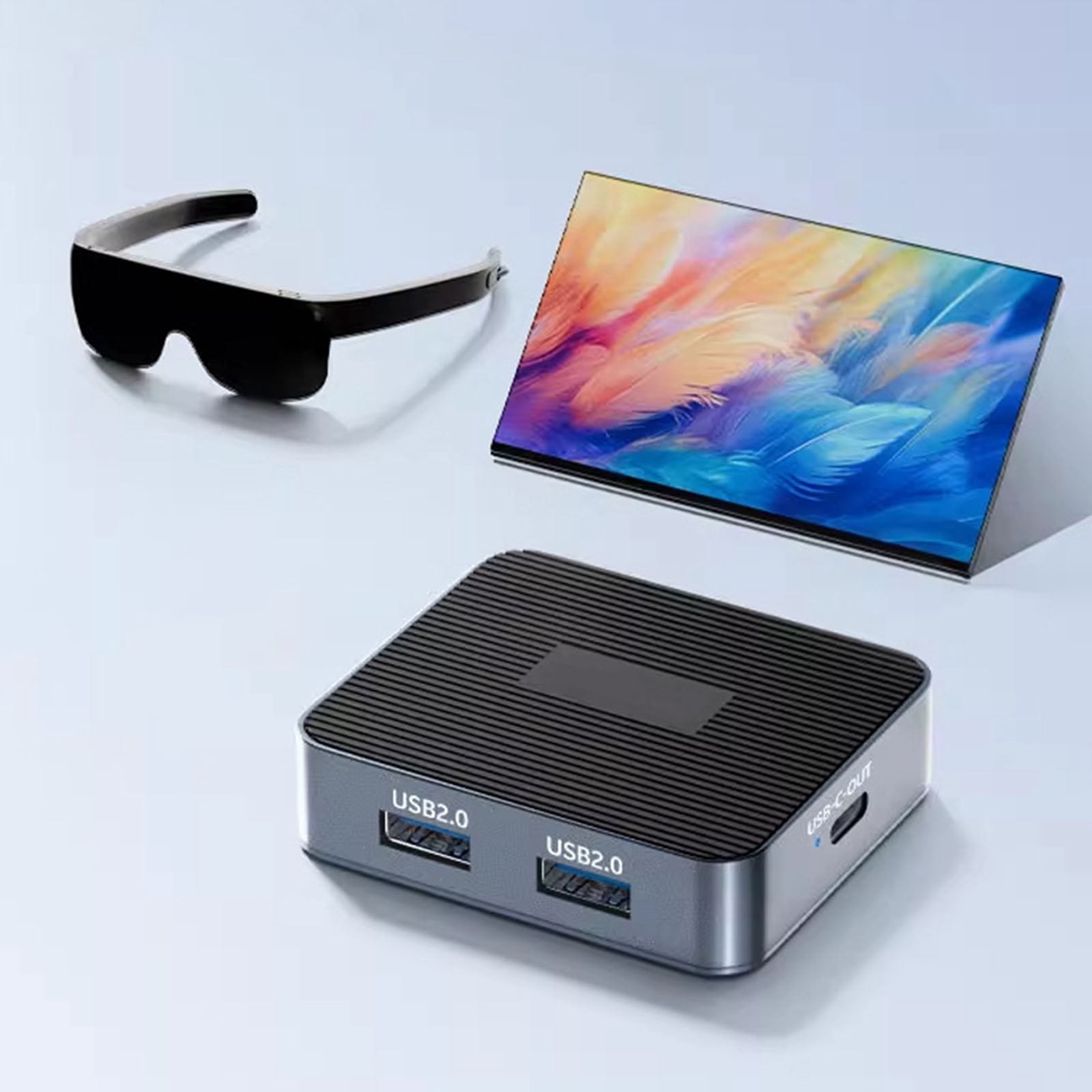 USB C DisplayPort 1.2 Hubs 4K 120Hz Refreshes Rate Plugs And Play For Monitors And TVs