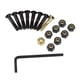 thumbnail image 4 of de Hardware de Camión de Patineta de Repuesto de 8 Piezas, Tornillos de Longboard, Llave de Pernos kusrkot Conjunto de tornillos para hardware de patinetas, 4 of 8