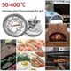 thumbnail image 2 of BBQ Grill Thermometer 2-Pack 50-400F, Stainless Steel Smoker Temperature Gauge Waterproof Oven Meat Cooking, 2 of 5