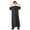 Black, variant on WUXIAN Toddler Arabic Thobe Thobe Long Sleeve Kaftan Crew Robe National Teenage Boys Long Sleeve Embroidered Robe Sets Arab Wear Robe Trendy Streetwear