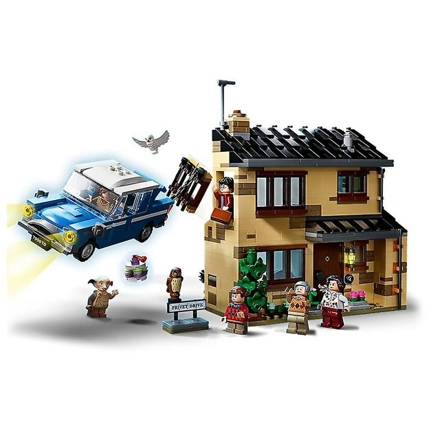 Privet Drive No. 4The Movie Magic Series es compatible con Lego Y bloques de construcción ensamblados, un buen juguete para regalo educativo para niños esquí esquí Gafas de esquí