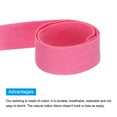 thumbnail image 4 of Uxcell Cotton Twill Tape Cotton Ribbon Bias Binding Tape Herringbone Webbing Trim for Sewing Binding Gift Pink 1.2", 4 of 6