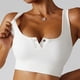 thumbnail image 2 of Sujetador deportivo para mujer, Bralette sin costuras con espalda cruzada, Top corto acolchado, soporte de alto impacto para gimnasio, entrenamiento, Fitness, 2 of 5