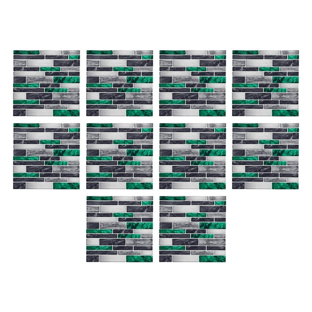 Herunwer Backsplash Tile for Kitchen Peel and Stick, Self Adhesive Wall Tiles Stick on Back Splashes for Bathroom
