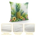 thumbnail image 4 of GOSMITH  Pretty Pineapple in Tropical Flowers Illustration - Pillow Cases, 4 of 5