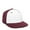 White/maroon/maroon, variant on Outdoor Cap AIR25 Perforated Side Panels-Black-XS/S