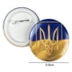 thumbnail image 3 of Broche Con Logotipo Broche Con Logotipo Ucrania Ucrania mapa bandera símbolo redondo 12 estilos ropa pines (H), 3 of 3