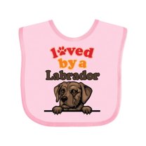 Inktastic Labrador Retriever Dog Boys or Girls Baby Bib
