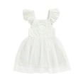thumbnail image 2 of Esho Toddler Girls Sleeveless Dresses Baby Hollow Out Lace Princess Dress Sundress 6M-4Y, 2 of 3