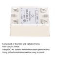 thumbnail image 1 of SSR Solid State Relay DC-AC 25A Non-Contact Switch With Aluminum Heat Sink Plate, 1 of 8