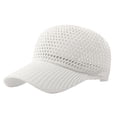 thumbnail image 5 of Yuanlong Unisex Baseball Cap Mesh Curved Brim Summer Sun Hat Solid Color Classic Outdoor Activities Cap, 5 of 5