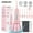 Pink, variant on INSMART 300ML Cordless Water Flosser Dental Teeth Cleaner,Portable Oral Irrigator, Electric Flossing Cleaner(6 Jet)