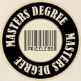 thumbnail image 2 of CafePress - Masters Degree Priceless Bar Code Tote Bag - Unisex Canvas Tote Bag, Beige, 1-Piece, 2 of 7