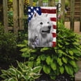 thumbnail image 2 of Carolines Treasures CK6398GF American Eskimo Dog American Garden Flag - 11 x 0.01 x 15 in., 2 of 3