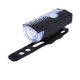 thumbnail image 3 of Headlight USB Rechargeable LED Bike Front Cycling Flashlight with 3 Modes Waterproof - Black, 6.5x2.8x3.5cm, 3 of 8