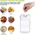 thumbnail image 3 of 5 Pieces Airtight Food Storage Container Set - Pantry & Kitchen Organization Containers - Labels & Chalk Marker - BPA Free Clear Plastic Kitchen and Pantry Organization Containers, 3 of 10