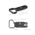 thumbnail image 2 of SmallRig Bottom Mount Plate for Sony Alpha 7C II and Alpha 7CR, Black, 2 of 5