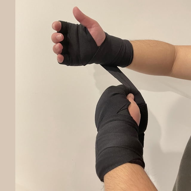 Guantes de boxeo DYNWAVEMX acolchados Envolturas de mano protección de nudillos de gel