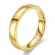 thumbnail image 1 of Anillo de pareja de acero de titanio liso para mujer, anillo de cola con personalidad que no se decolora, 18 quilates S925, 1 of 5