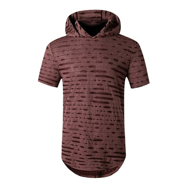 Birdeem T-Shirt à Manches Courtes Col en V Imprimé Style Ethnique Décontracté pour Hommes