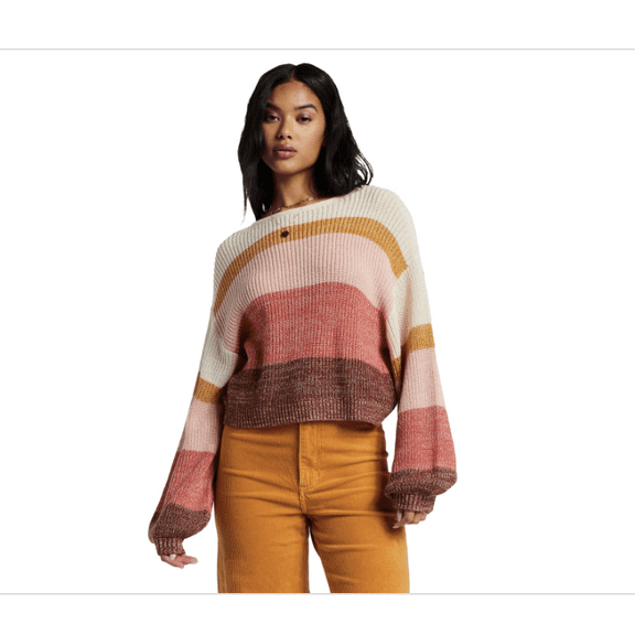 Billabong Changing Tides Pullover Sweater for Women Red