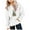 White, variant on Trendy Girls Hoodie - Cozy Sweatshirt for Kids with Functional Pocket and Comfortable - for Winter and Holiday Wear