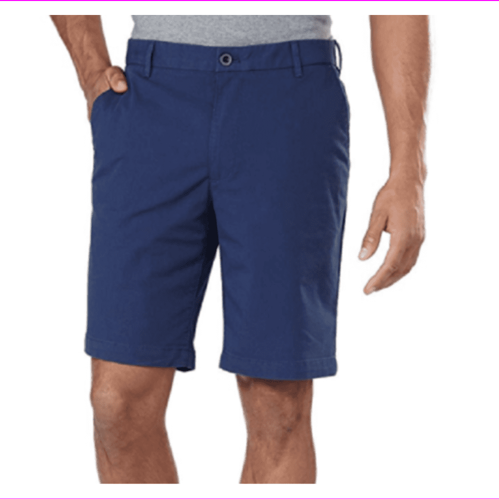 IZOD Men's Performance Athletic Short Choose Size & Color (32, Blue)