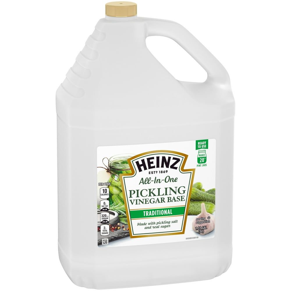 Heinz AllInOne Traditional Pickling Vinegar Base, 1.32 gal Jug