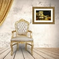thumbnail image 3 of Bolokofsky, Ronald 32x23 Gold Ornate Wood Framed with Double Matting Museum Art Print Titled - Chain Bridge Moonlight I, 3 of 4