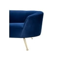 thumbnail image 6 of Pasargad Home Sorrento Lorenzo Velvet Sofa - Navy, 6 of 8