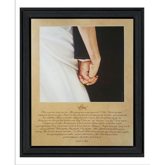 I DO by Bonnie Mohr Print Wall Art Wood Multi-Color - Ready to Hang
