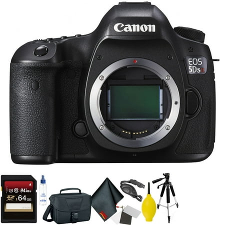 Image of Canon EOS 5DS R DSLR Camera (Body Only) + 64GB Memory Card + Mega Accessory Kit + 1 Year Warranty
