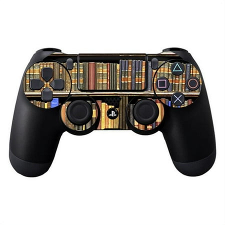 MightySkins SOPS4CO-Books Skin Decal Wrap for Sony PlayStation DualShock 4 Controller - Books