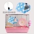thumbnail image 3 of Nido colgante para dormir de hámster, cama de algodón para animales pequeños, casa cálida para invierno, azul L, 3 of 5