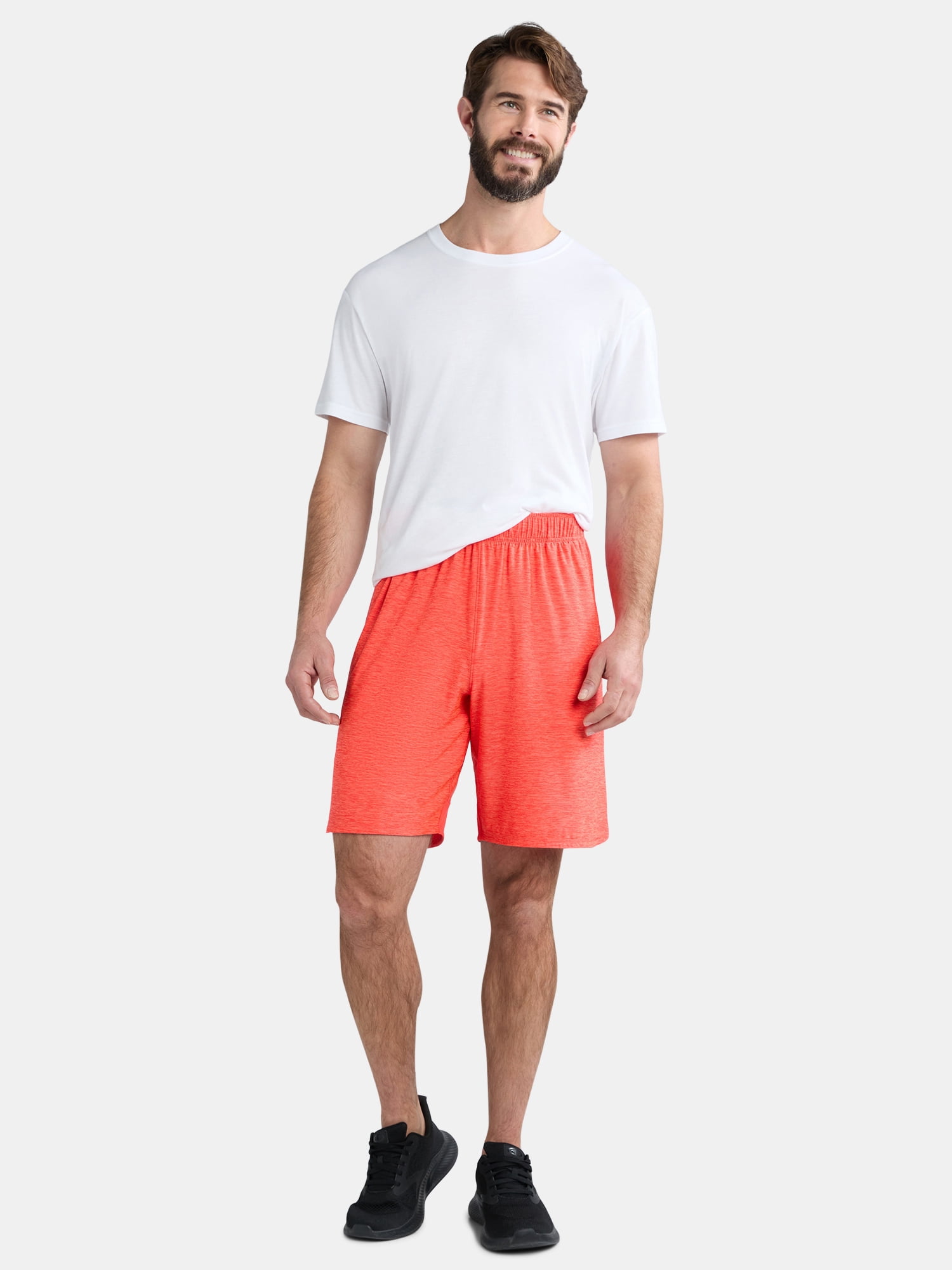 Athletic Works Men's & Big Men’s Jersey Knit Shorts, 9" Inseam, Sizes XS-5XL