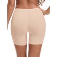 thumbnail image 3 of INSPIRE CHIC Slip Shorts for Under Dresses for Women's Seamless High Waist Tummy Control Butt Lifter Thigh Slimmers S Beige, 3 of 5