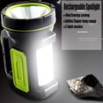 thumbnail image 2 of Linterna LED de ultra potencia recargable por USB 135,000 lúmenes 6,000 mAh Luz lateral Potente linterna a prueba de agua para emergencia Senderismo Camping Caza JAMW Sencillez, 2 of 5
