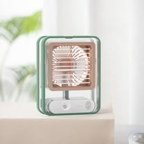 Mini Portable Air Conditioner Fan,Air Cooler Quiet Desk Fan , USB Rechargeabl Small Personal Cooling AC Fan with 3 Speeds for Home, Office, Room