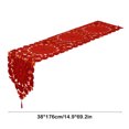 thumbnail image 3 of HongHeng Embroidered Valentine's Day Table Runner Red Tablecloth Valentine's Day Decoration Luxurys Valentine's Day Placemat Decoration, 3 of 6