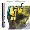 thumbnail image 5 of (Noir 6 Pcs) Embouts Protecteurs en Caoutchouc pour Bâtons de Randonnée Marche Nordique, 5 of 5