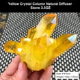 thumbnail image 2 of Labymos Colonne de Crystal Jaune Naturelle Diffuseur Stone Stones Crystal Ornements Guérison Crystal Pierres Précieuses Rugueuses Stones pour Méditation Rituel d'Équilibre Chakra 3.5OZ, 2 of 7