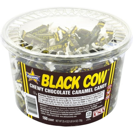 Black Cow Chocolate Caramel Candy, 160 count, 25.4 oz