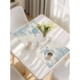 thumbnail image 5 of Blue Turtle Coastal Placemats Set of 6, Coral Summer Beach Nautical Ocean Beige Placemats for Dining Table, Place Mats for Kitchen Tabletop, Waterproof Wipeable Dining Table Mats Set, 5 of 9